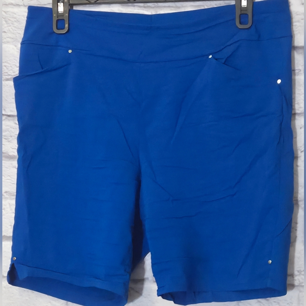 INC International Concepts Women's Royal Blue Bermuda Shorts
